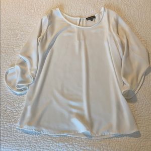 Vince Camuto sheer flowy top